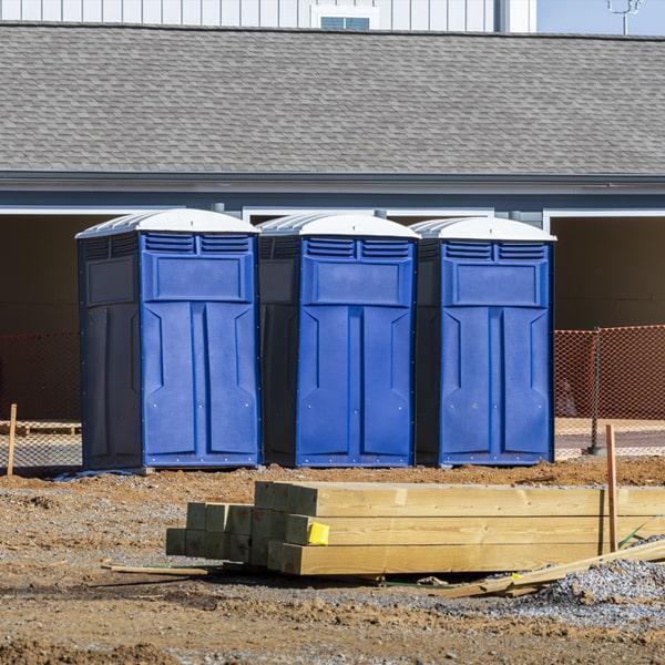 Heavy-duty construction site porta potty in Jasper, Alabama